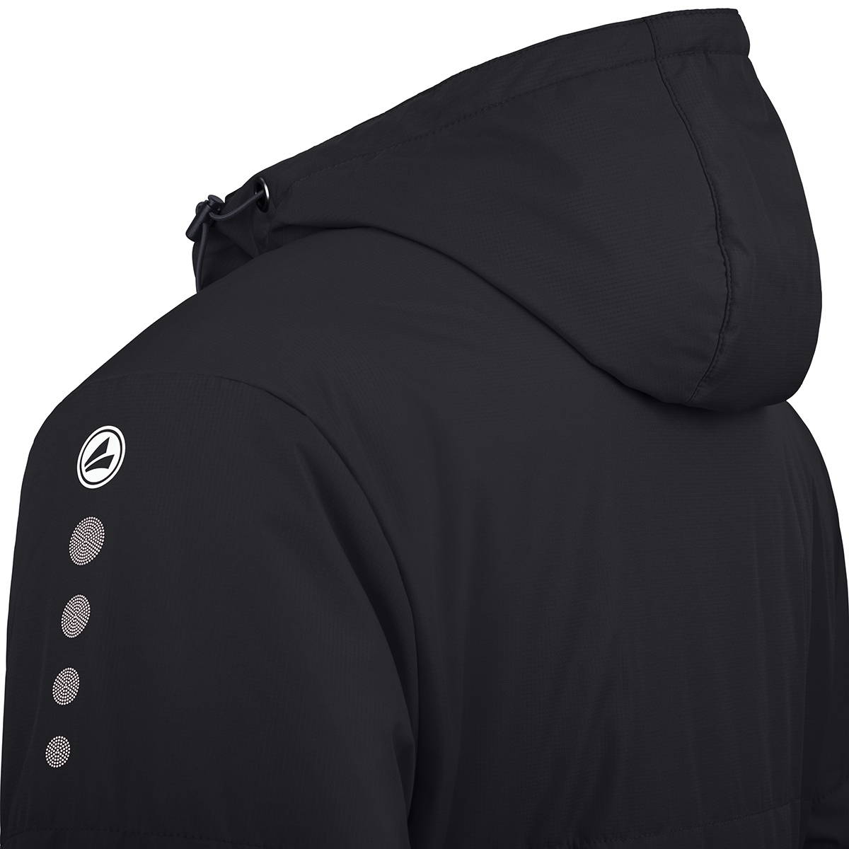 Jako Herren Team Coachjacke Kapuzenjacke schwarz XXL