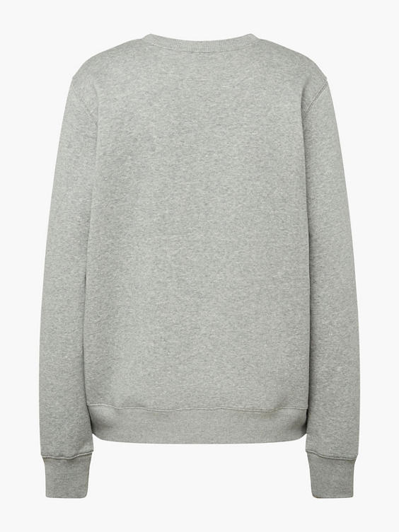 Nike Damen Phoenix Fleece Pullover Sweatshirt grau