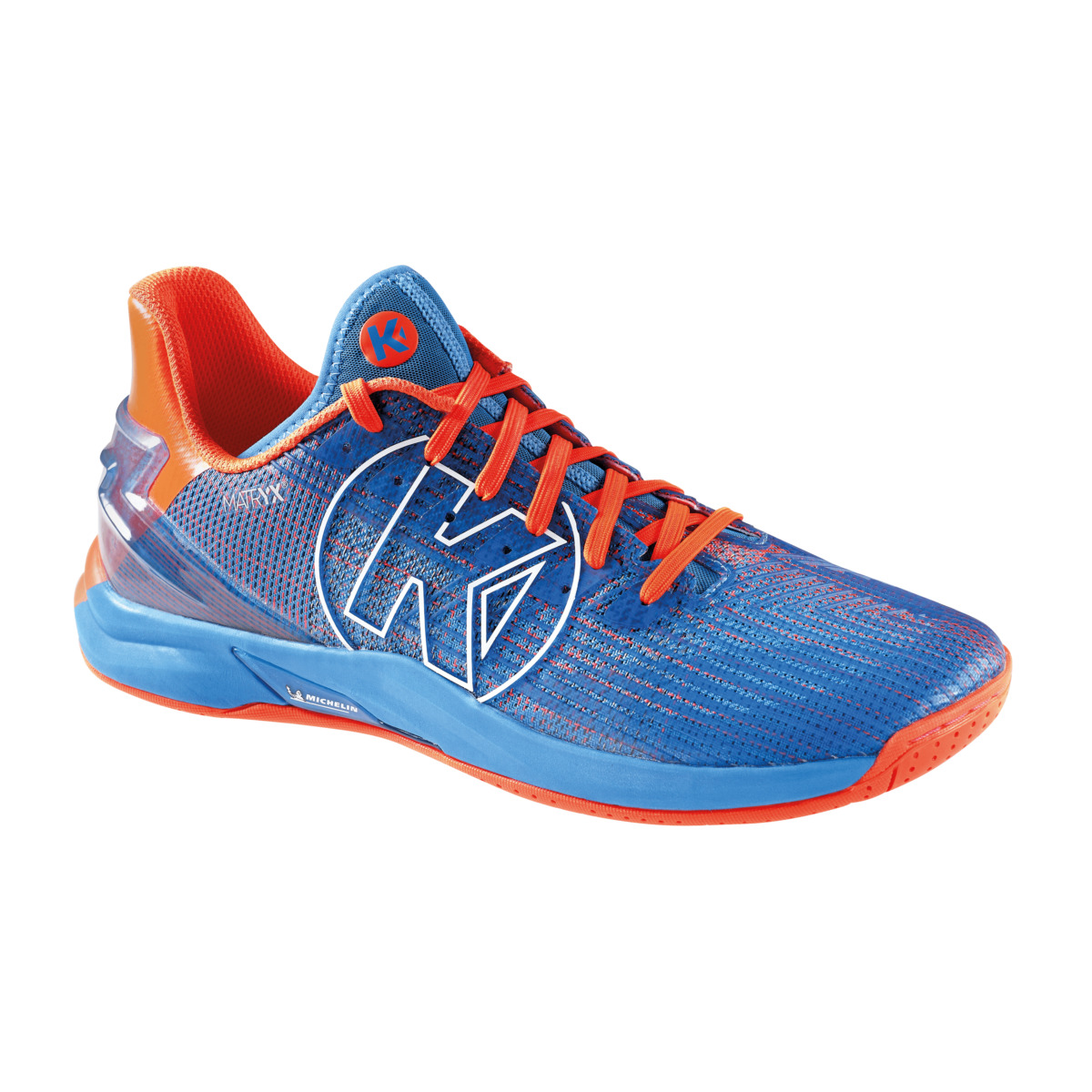 Kempa Herren Attack One 2.0 Handballschuh Indoorschuh blau-rot 44.5