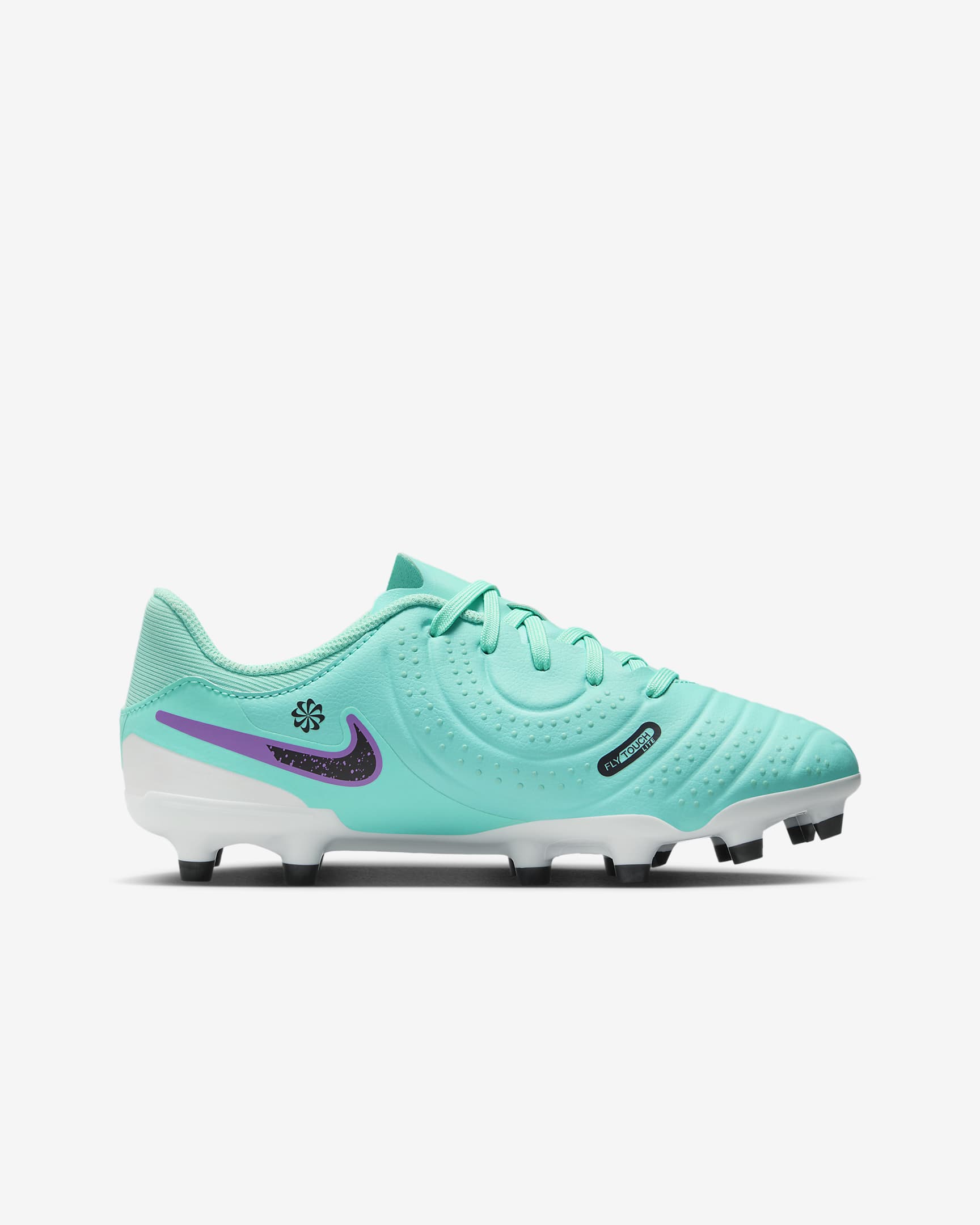 Nike Kinder Tiempo Legend 10 FG Fußballschuh türkis-lila 38.5