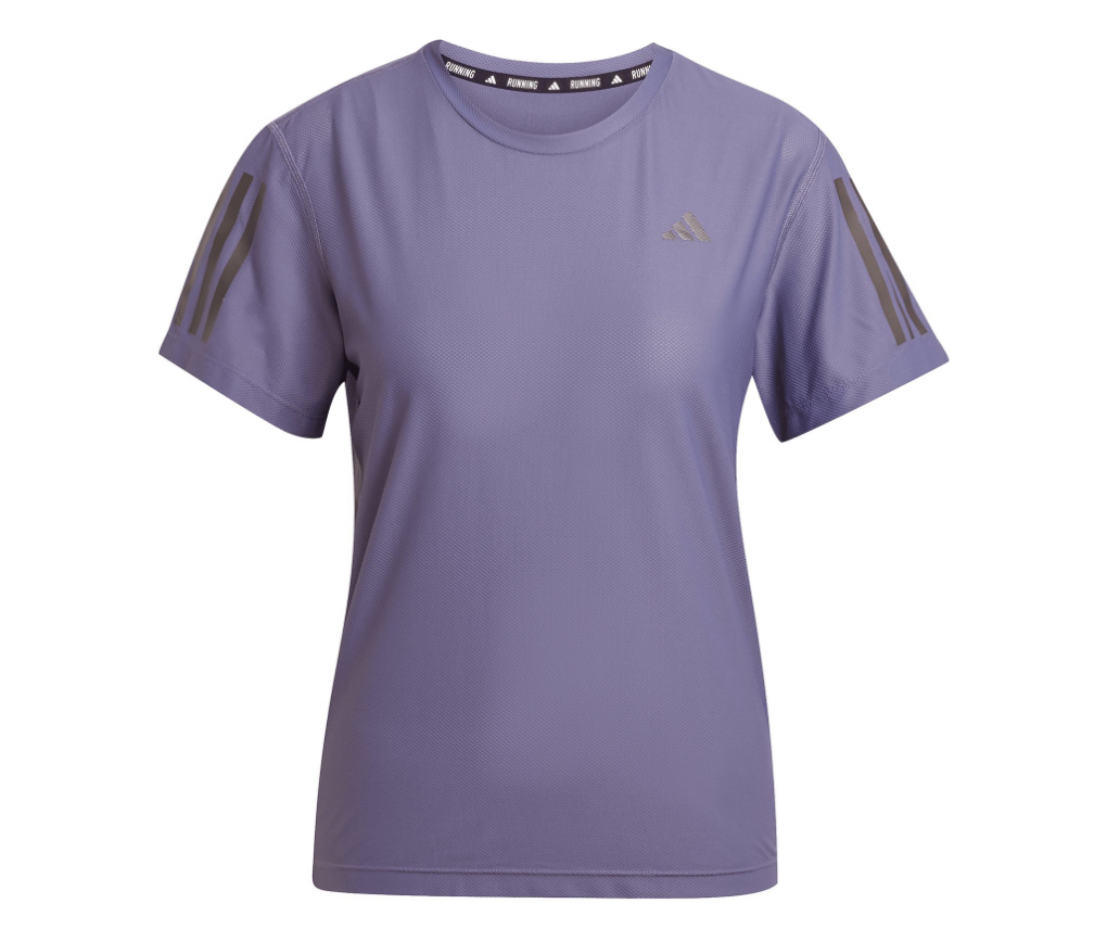 Adidas Damen Own the Run T- Shirt Trainingsshirt lila XL