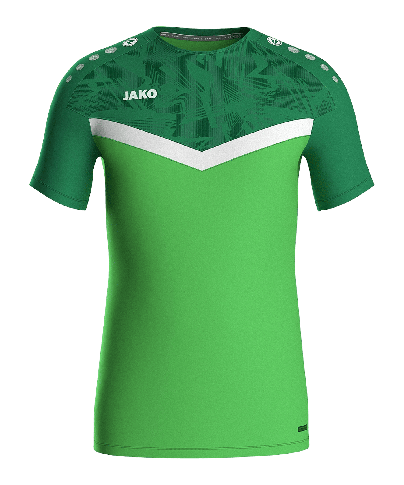 Jako Herren Iconic T-Shirt Freizeitshirt soft green-sportgrün