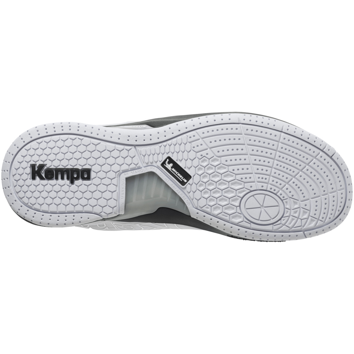 Kempa Herren Attack Two 2.0 Handballschuh Indoorschuh grau-schwarz