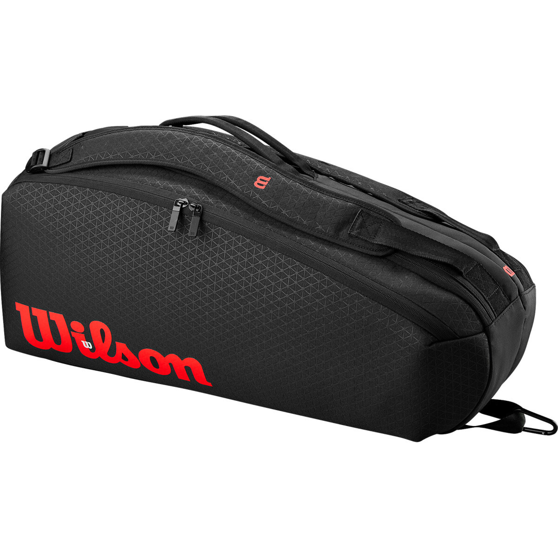 Wilson Clash V3 6PK Raquet Tasche Tennistasche schwarz rot