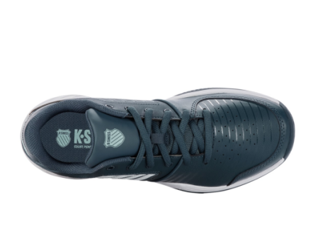 K-Swiss Herren Court Smash HB Tennisschuh petrol-weiß