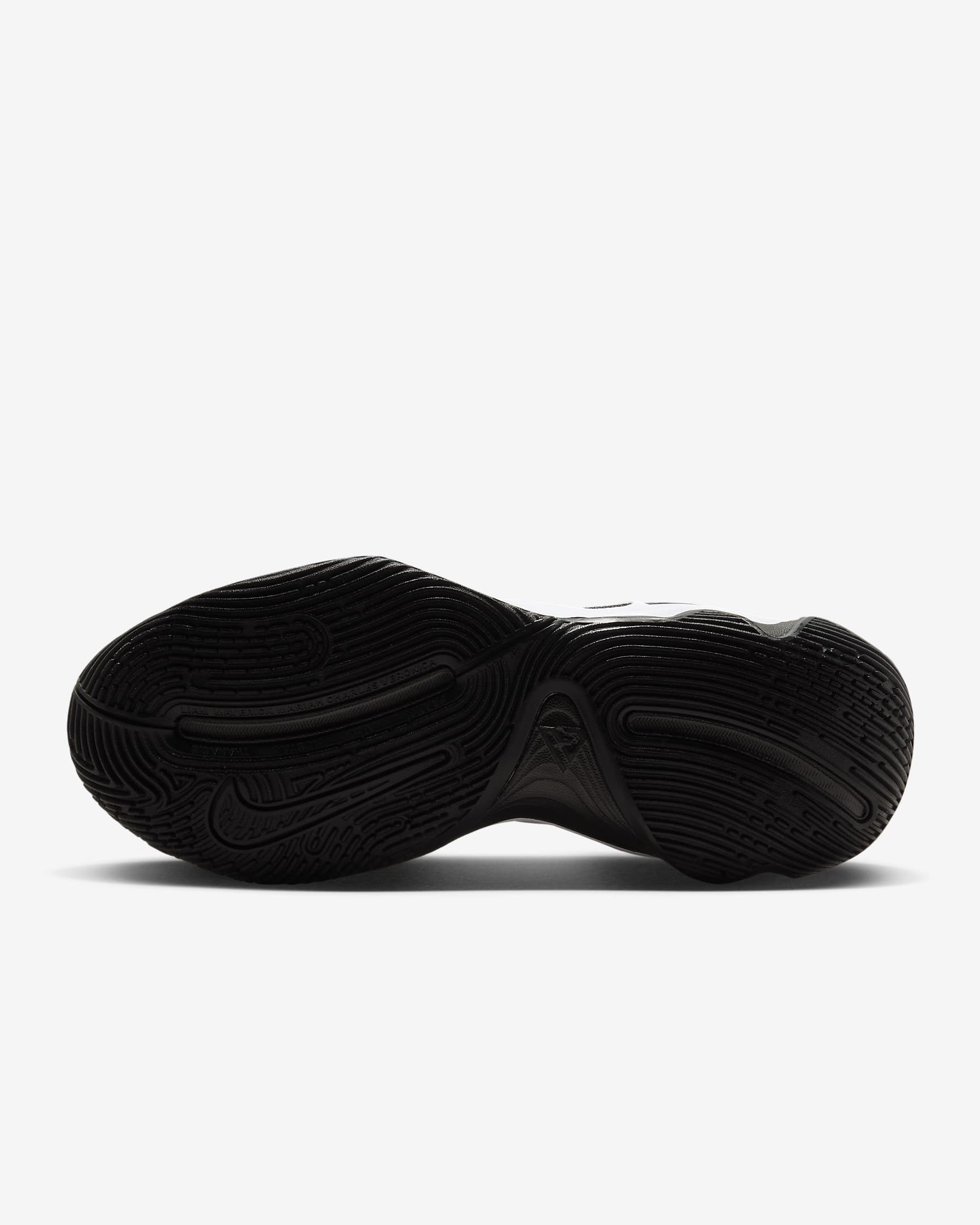 Nike Herren Giannis Immortality 3 Basketballschuh Indoorschuh schwarz-weiß 45