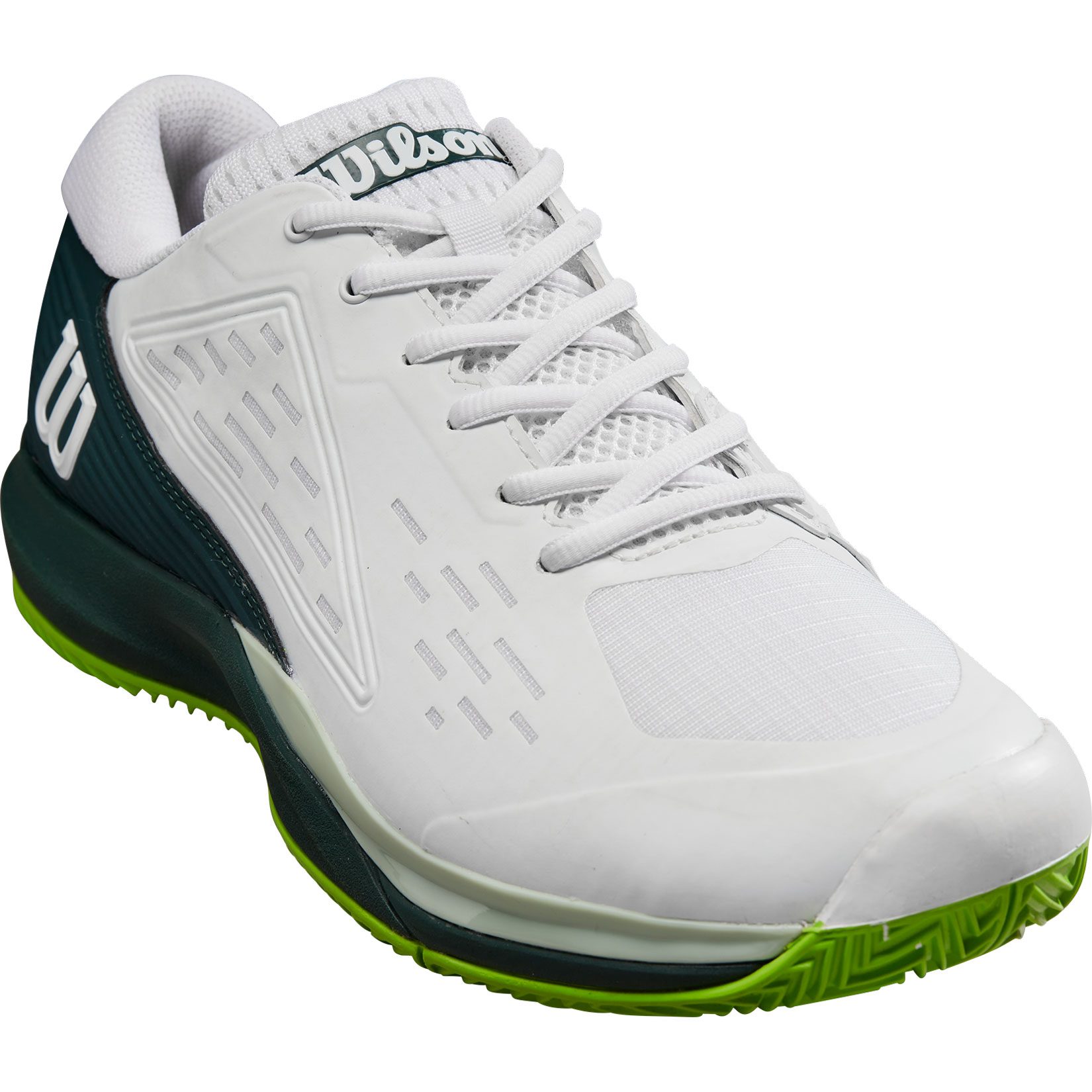 Wilson Herren Rush Pro Ace Clay Tennisschuh weiß-grün
