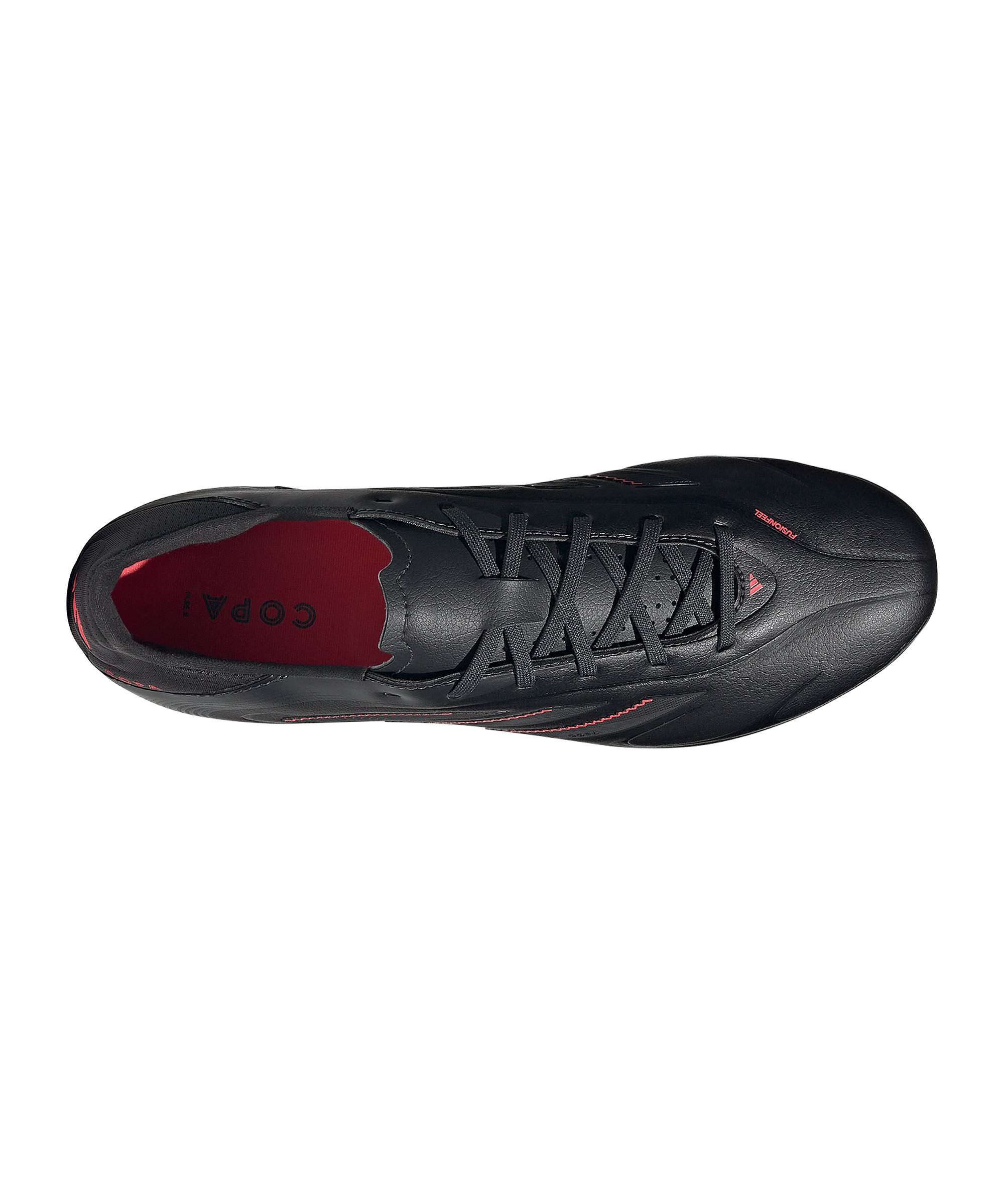 Adidas Herren Copa Pure III League FG/MG Fußballschuh schwarz, rot