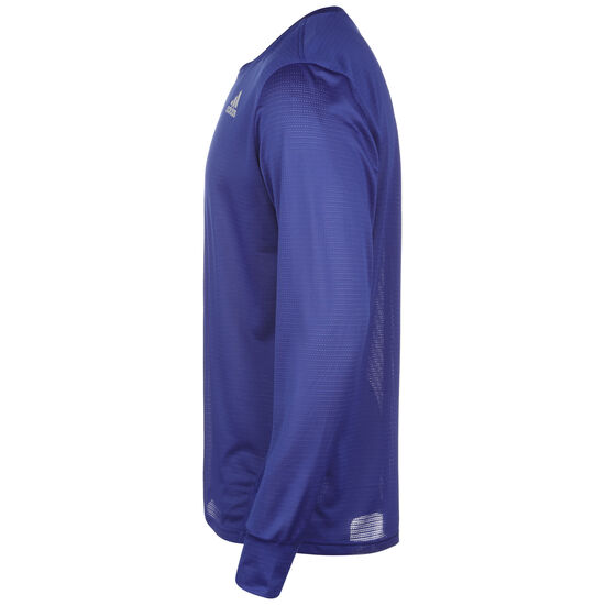 Adidas Herren Own the Run Laufshirt Langarmshirt blau XL