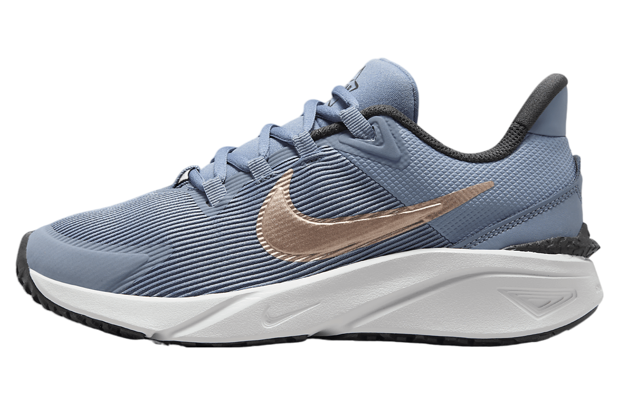 Nike Kinder Star Runner 4 Fitness/ Frizeitschuh grau- rosegold- weiß