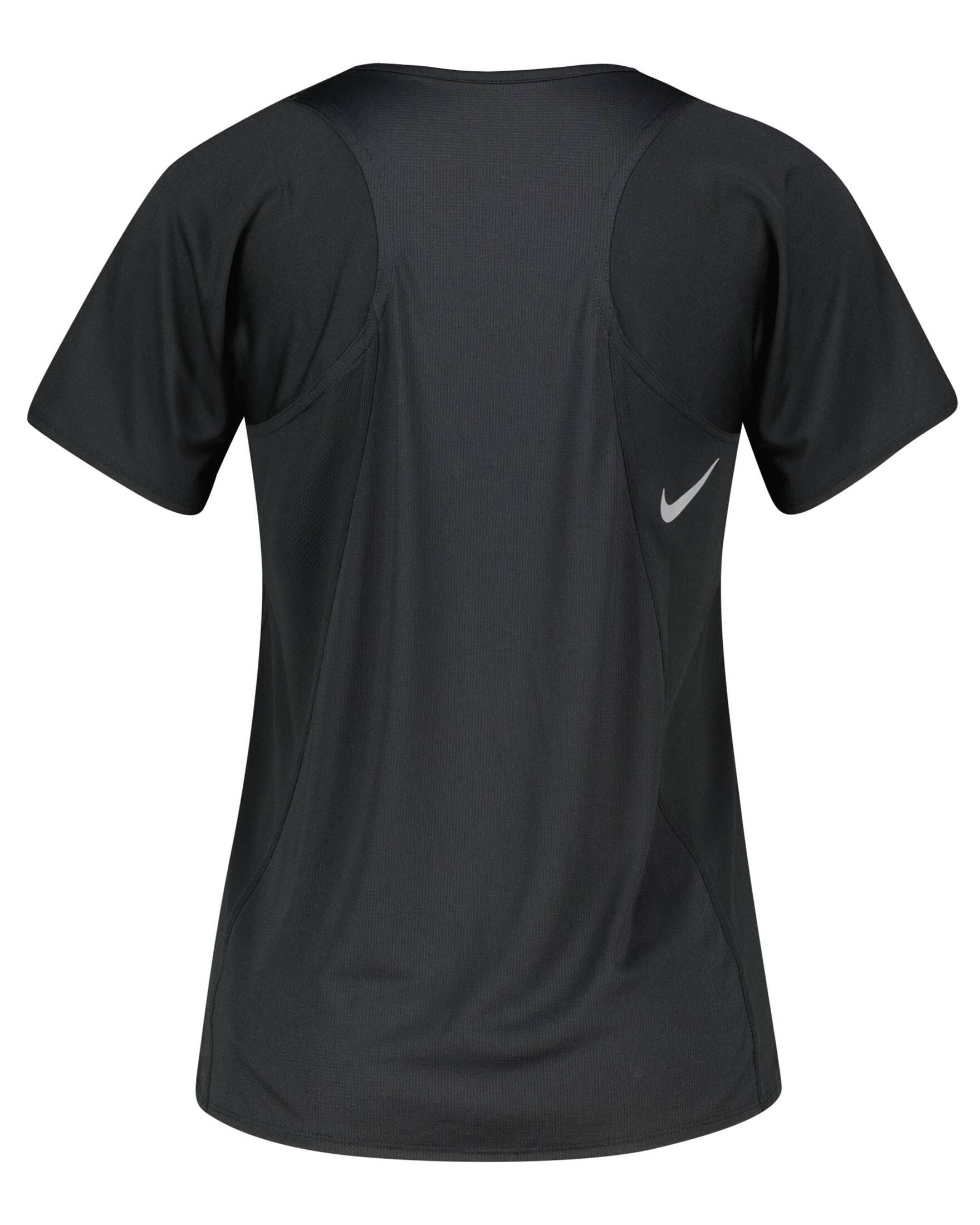 Nike Damen Dri-Fit Race Short Sleeve Top Laufshirt schwarz XL