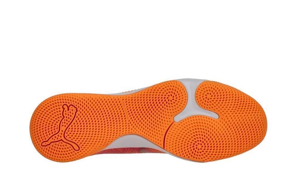 Puma Herren Future 8 Match IT Fußballschuh Hallenfußballschuh orange schwarz 46