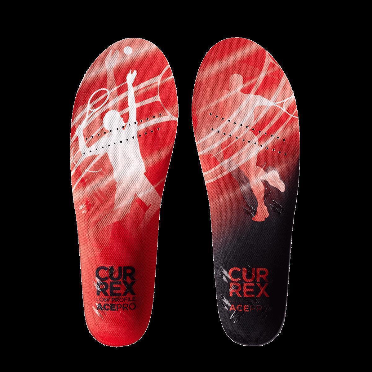 Currex Ace Pro Tennis Einlegesohle low rot XXL 47-49