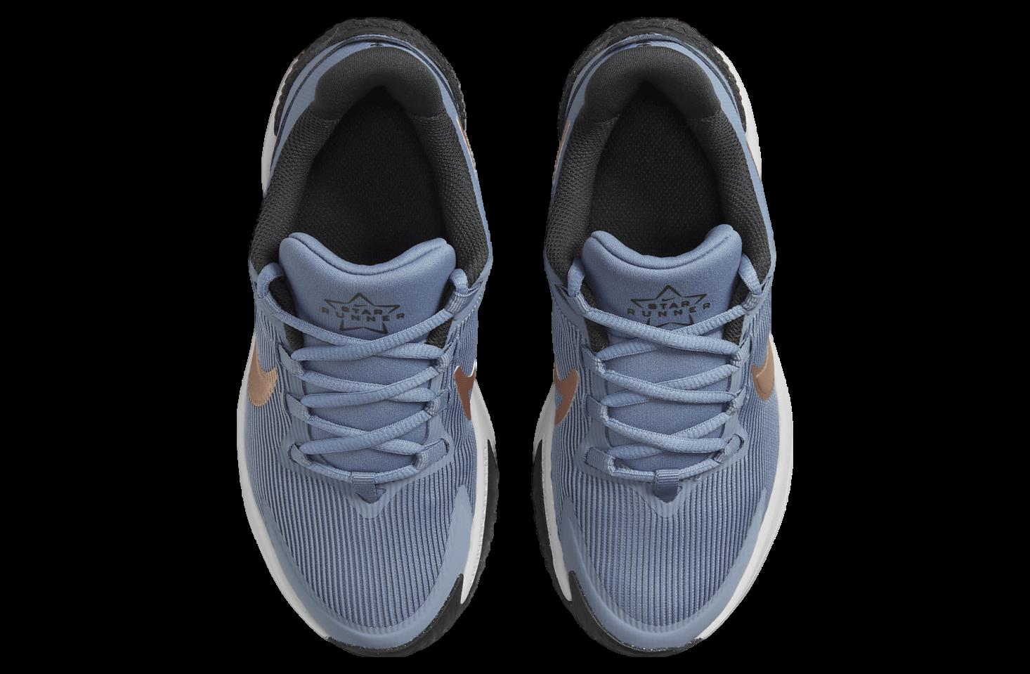 Nike Kinder Star Runner 4 Fitness/ Frizeitschuh grau- rosegold- weiß