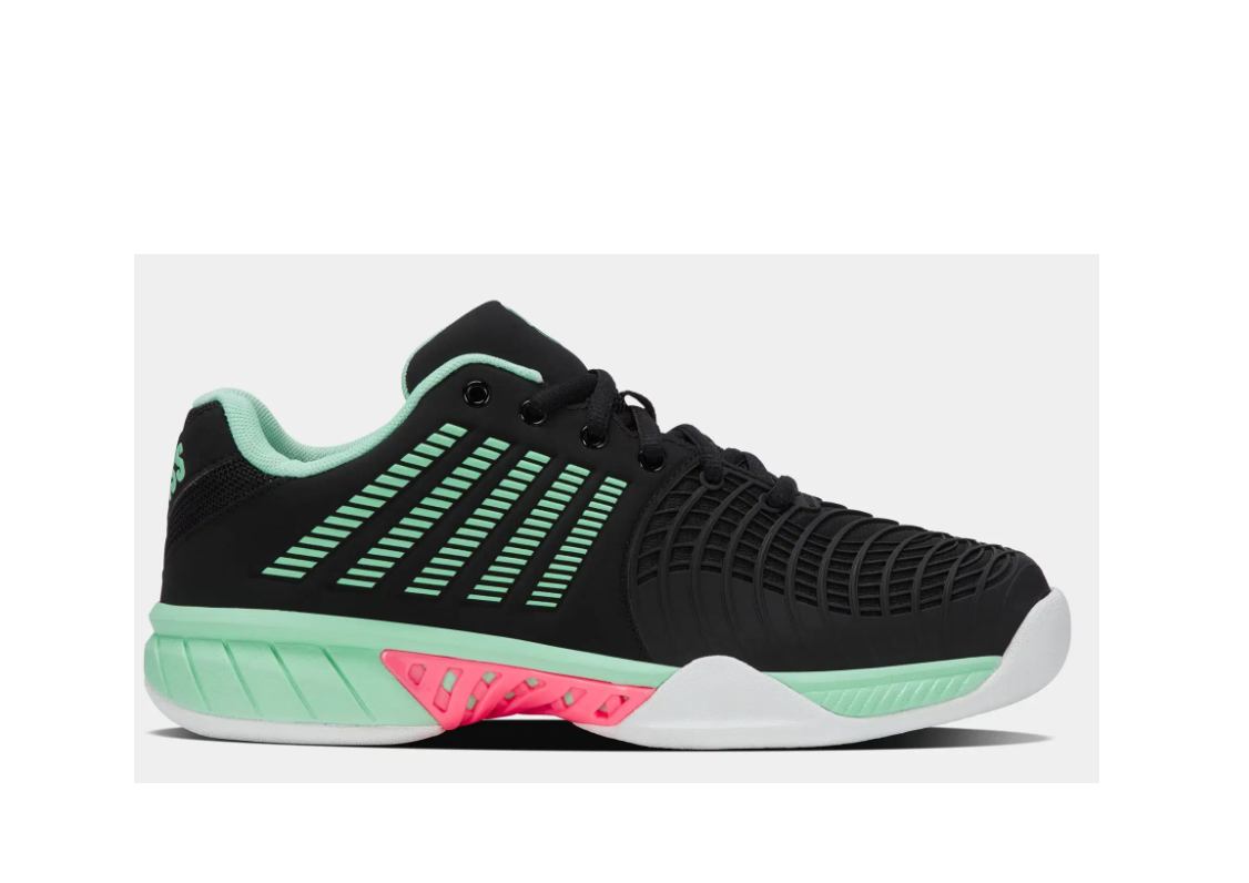 K- Swiss Damen Express Light 3 Carpet Tennisschuh Hallenschuh schwarz mint pink 42