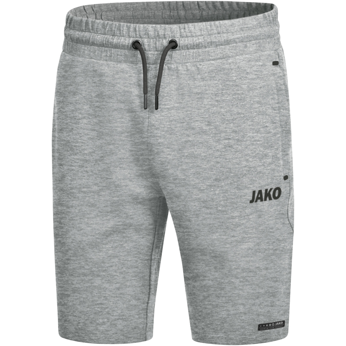 Jako Herren Premium Basics Short Sweatshort hellgrau meliert XL
