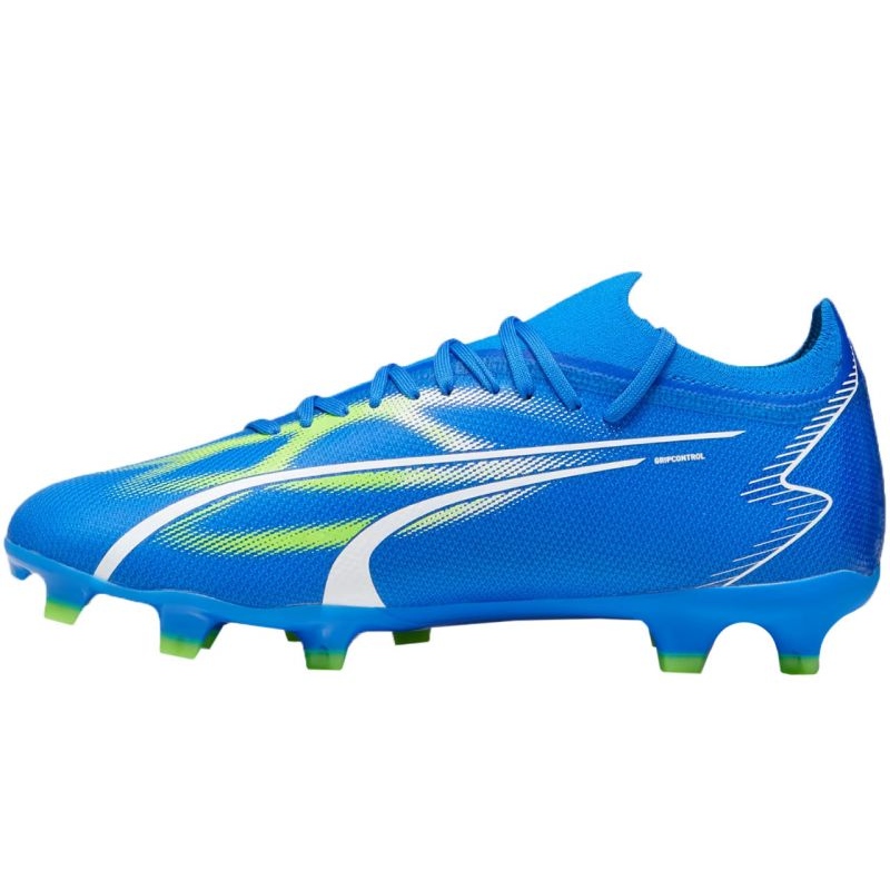 Puma Herren Ultra Match FG/AG Fußballschuh blau-weiß-grün 47