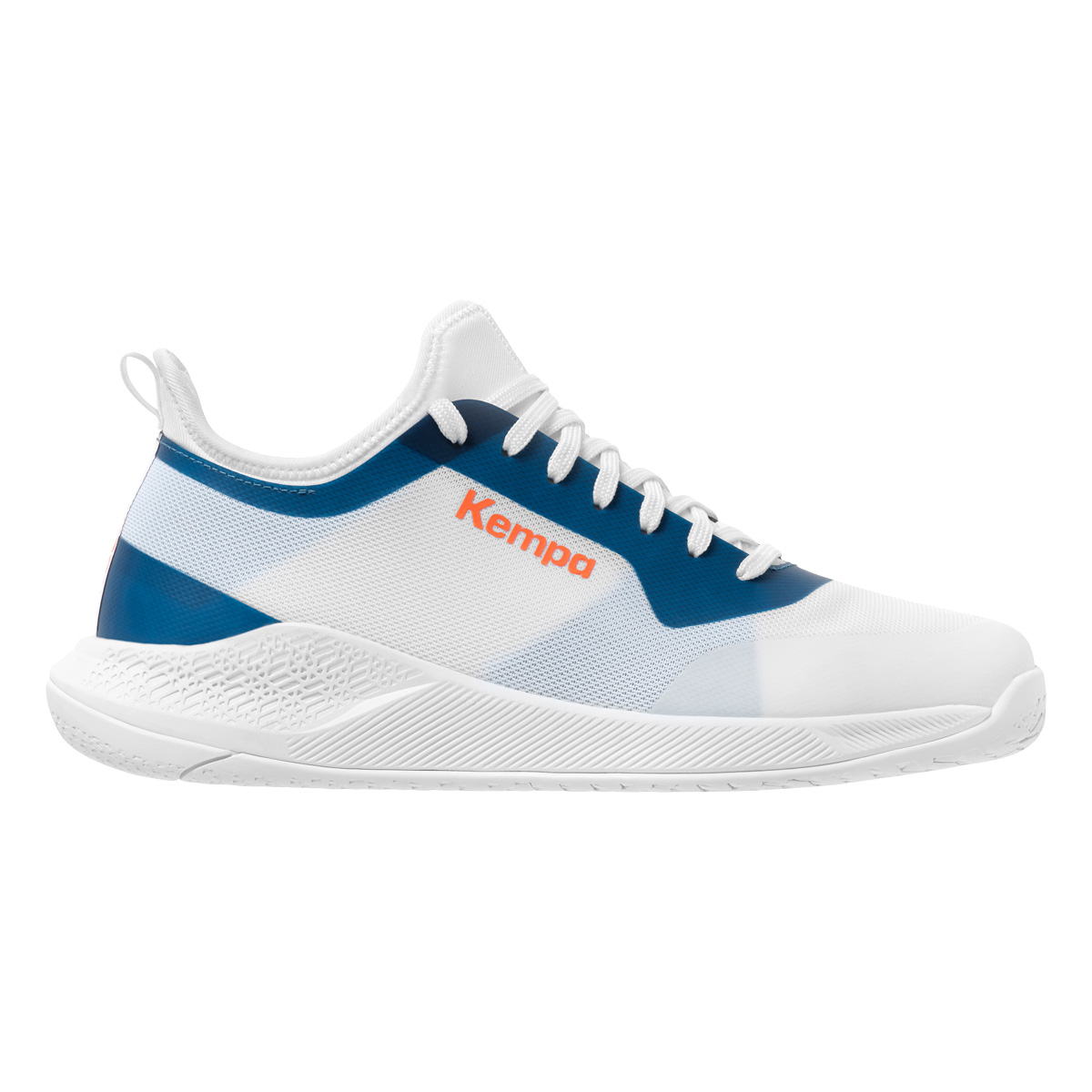 Kempa Kinder Kourtfly Handballschuh weiß, blau, orange