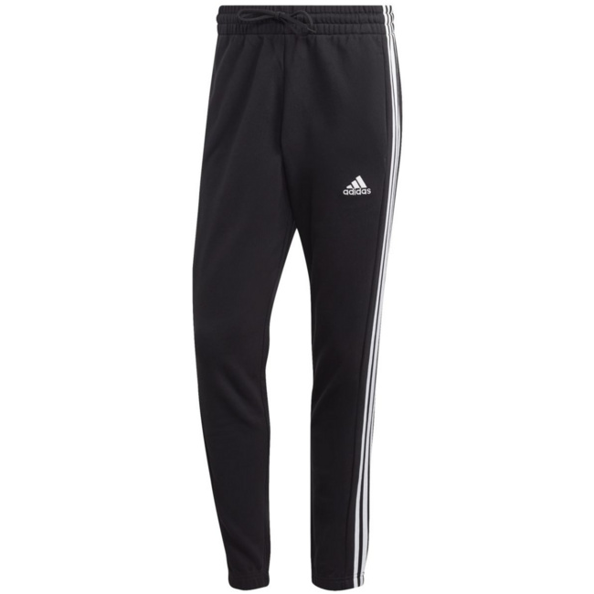 Adidas Herren 3-Streifen French Terry Freizeithose Trainingshose schwarz-weiß Adidas Herren 3-Streifen French Terry Freizeithose Trainingshose schwarz-weiß