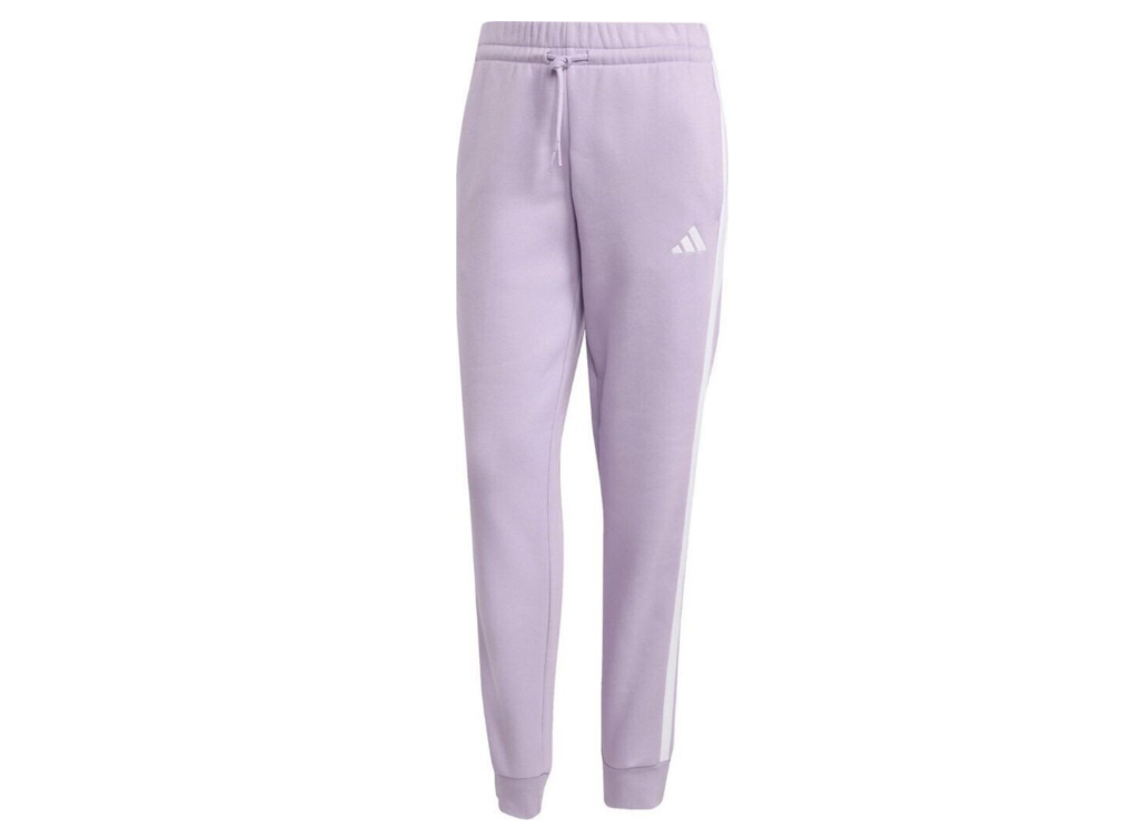 Adidas Damen 3 Streifen Fleece Jogginghose Freizeithose lila L