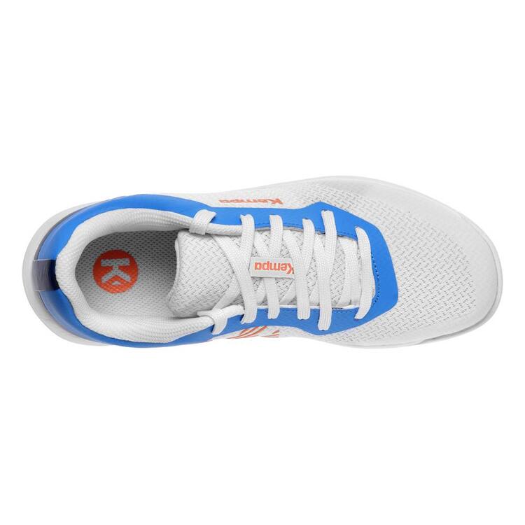 Kempa Damen Kourtfly Three Handballschuh weiß blau orange