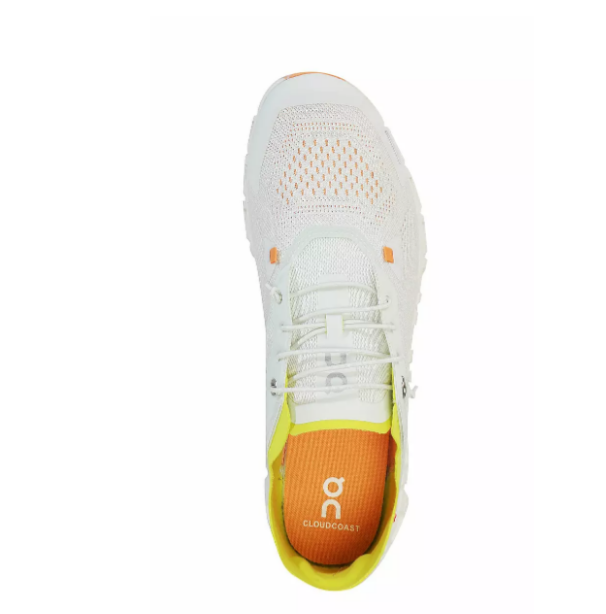 ON Herren Cloud 6 Coast Laufschuh lime grün orange 43