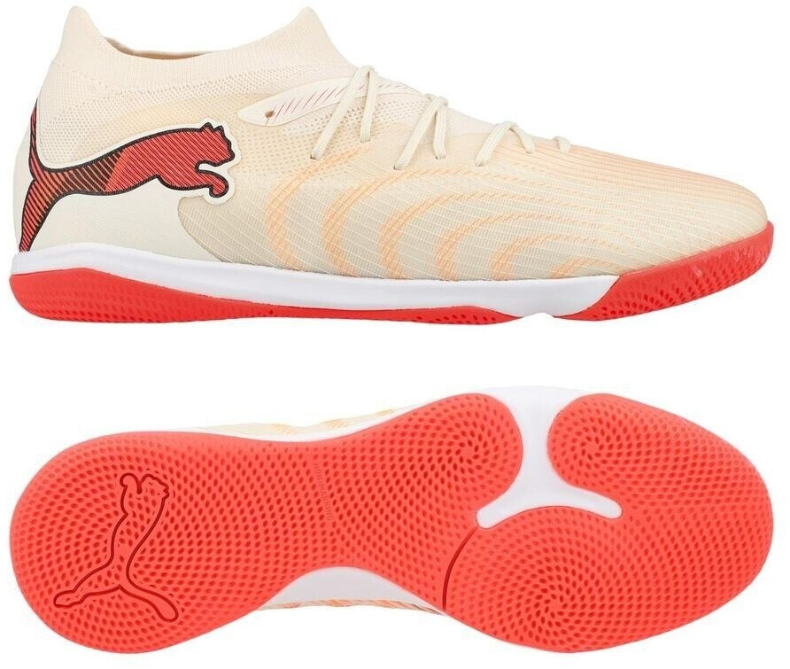 Puma Future 9 Match IT Hallenfußballschuh weiß-rot 45