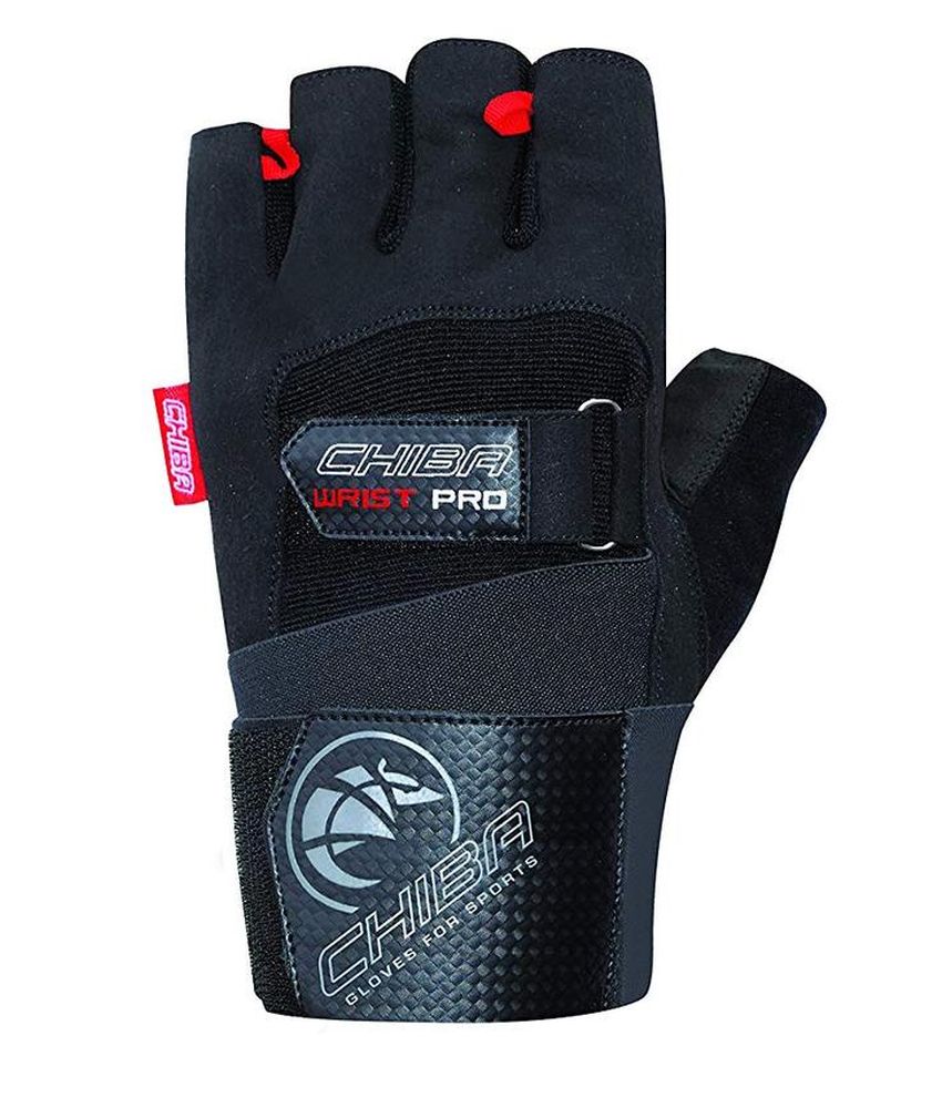 Chiba Fitnesshandschuh Trainingshandschuh schwarz S