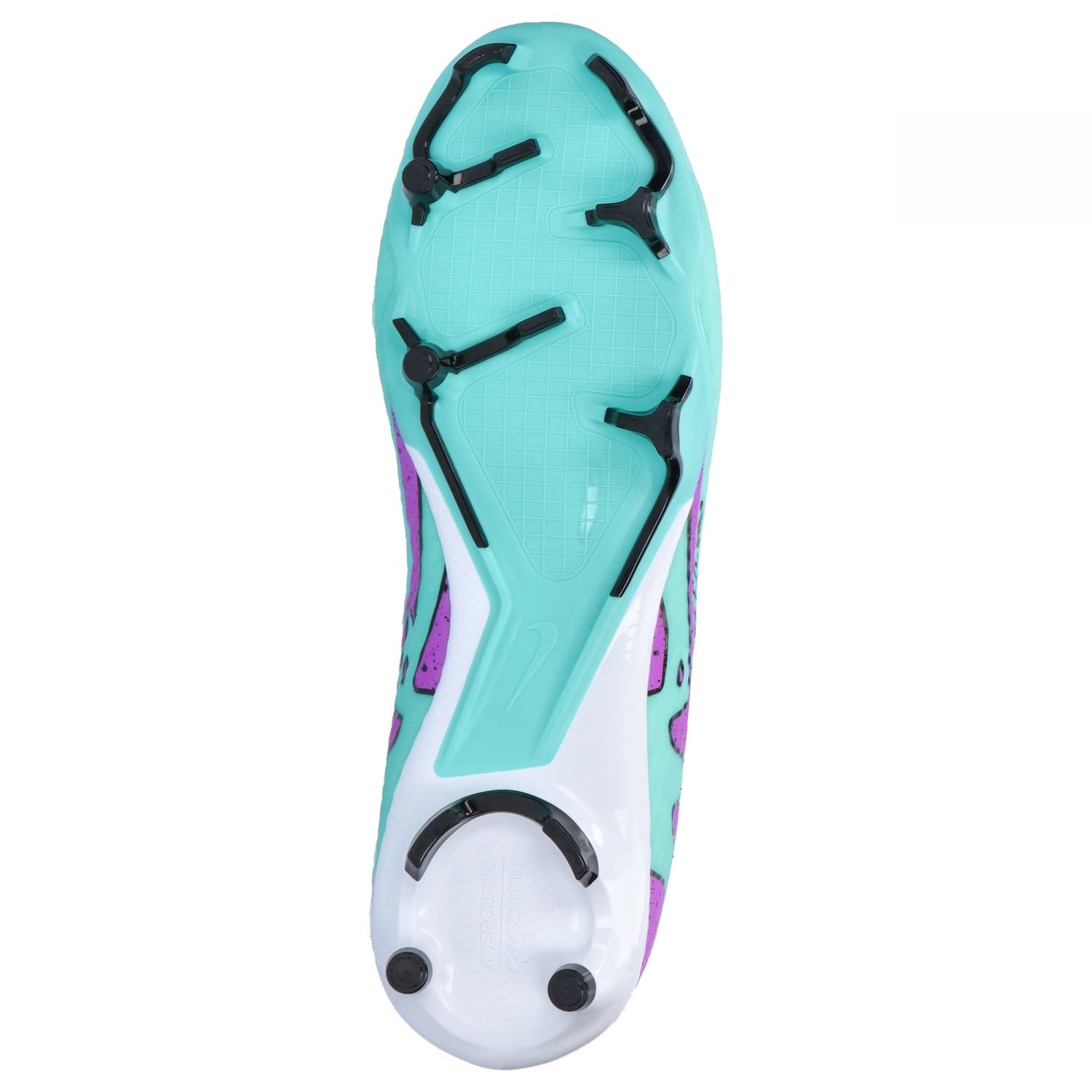 Nike Herren Zoom Mercurial Superfly 9 FG Fußballschuh türkis-lila