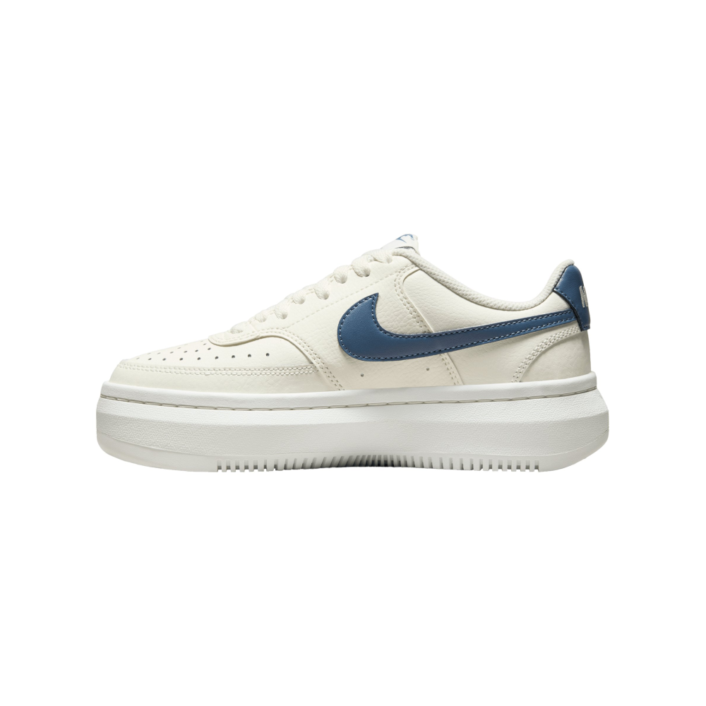 Nike Damen Court Vision Alta Sneaker Freizeitschuh weiß-blau
