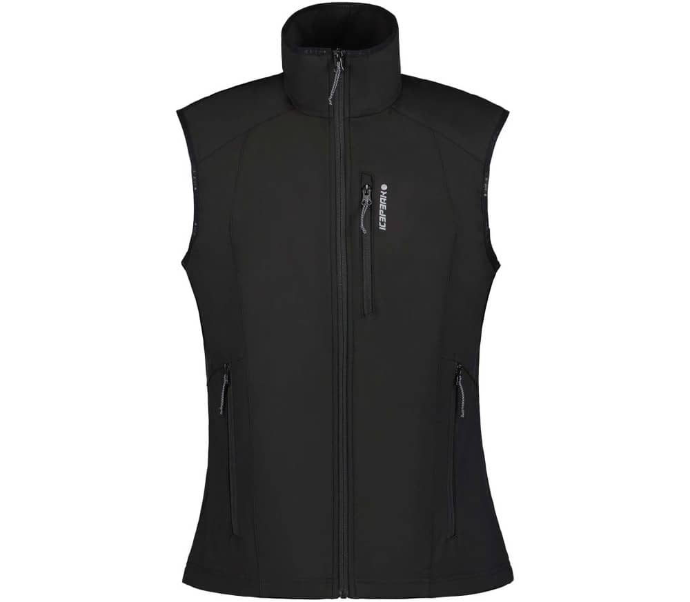 Icepeak Herren Bogata Softshellweste Funktionsweste schwarz 56