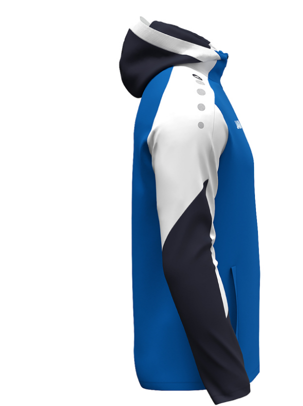 Jako Herren Dynamic Kapuzenjacke Trainingsjacke blau weiß