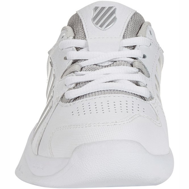 K-Swiss Damen Receiver V Carpet Tennisschuh Teppich weiß-silber Gr. 42 - UK 42