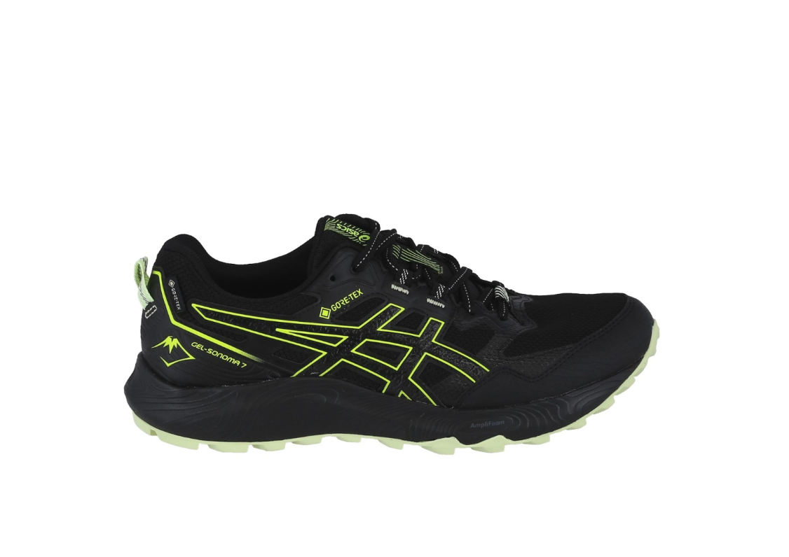 Asics Herren Gel- Sonoma 7 GTX Laufschuh Trailrunningschuh schwarz- gelb