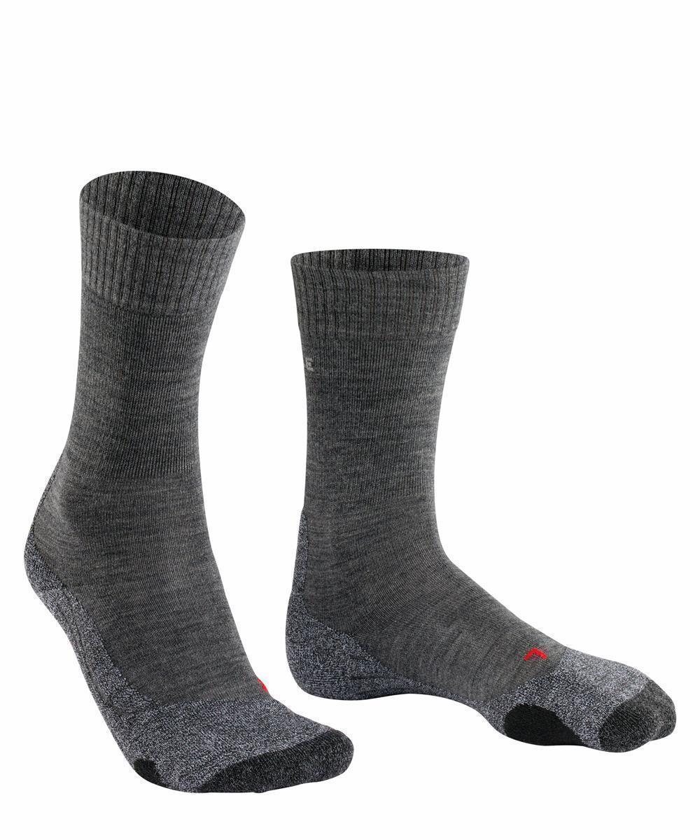 Falke Damen TK 2 Trekking Socken Outdoor Strümpfe asphalt grau 41-42