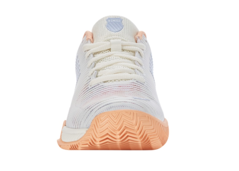 K-Swiss Damen Hypercourt Express 2 HB Tennisschuh weiß-coral-hellblau