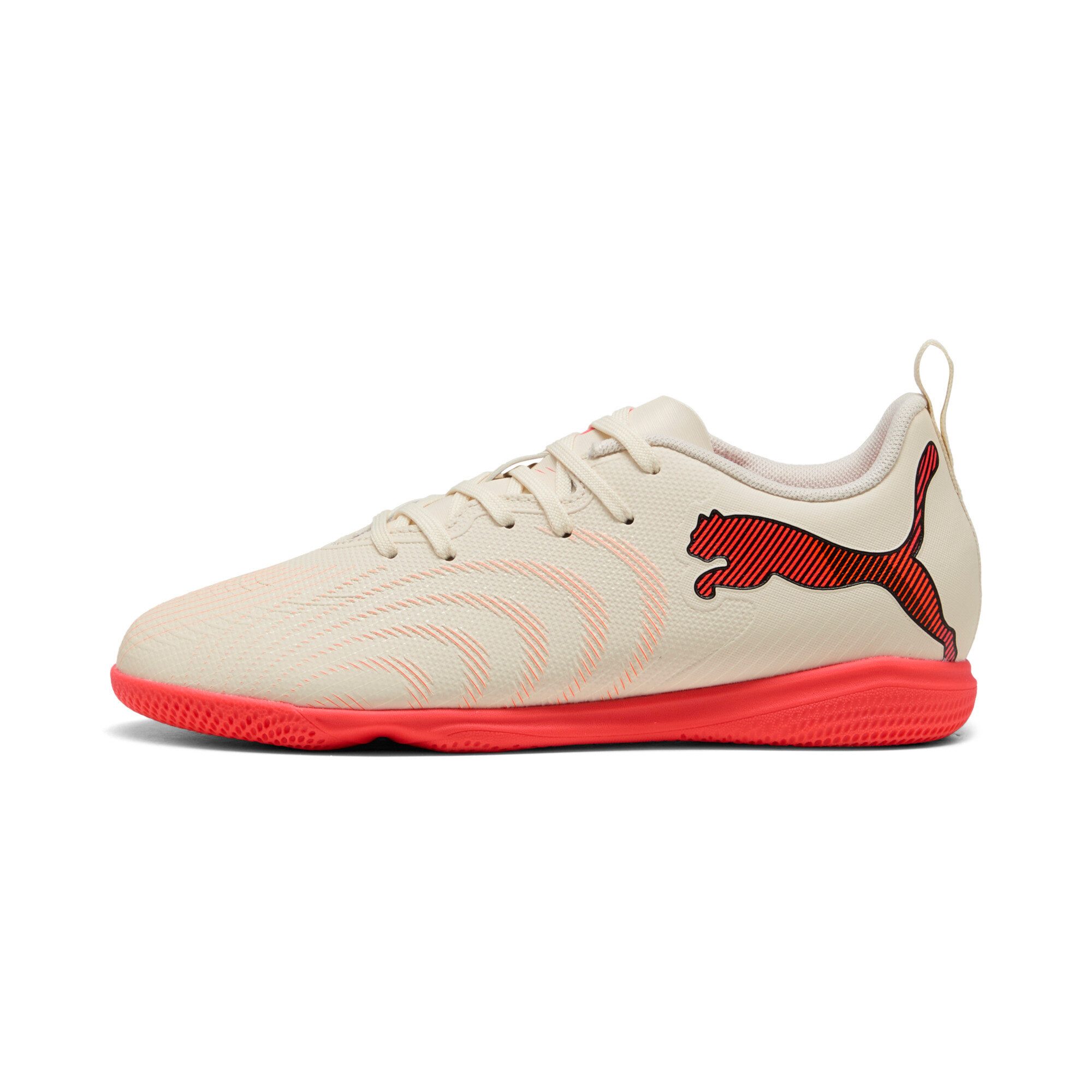 Puma Kinder Future 9 Play IT Jr Hallenfußballschuh weiß-rot 38