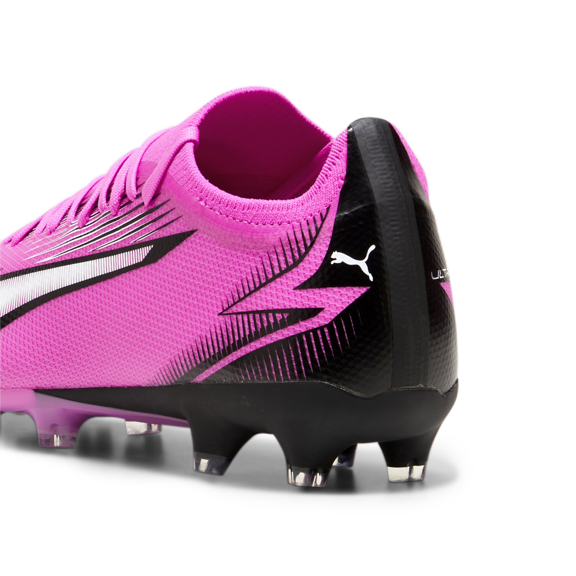 Puma Herren Ultra Match FG/AG Fußballschuh pink-weiß-schwarz