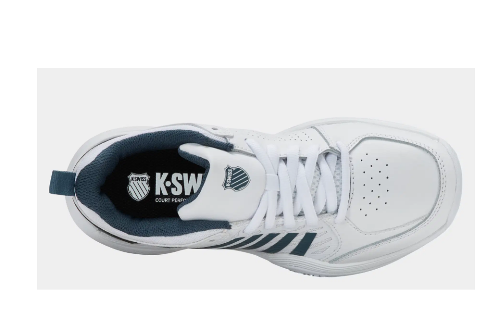 K- Swiss Kinder Court Express 2 Carpet Tennisschuh Hallenschuh weiß petrol 39