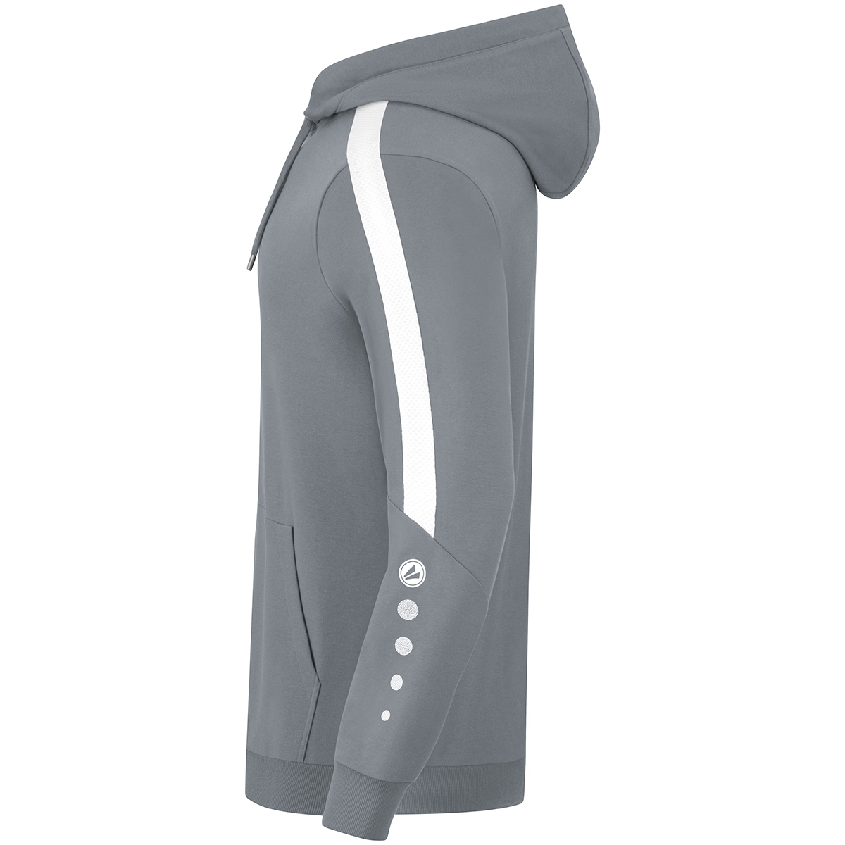 Jako Herren Power Kapuzenpullover Hoodie steingrau