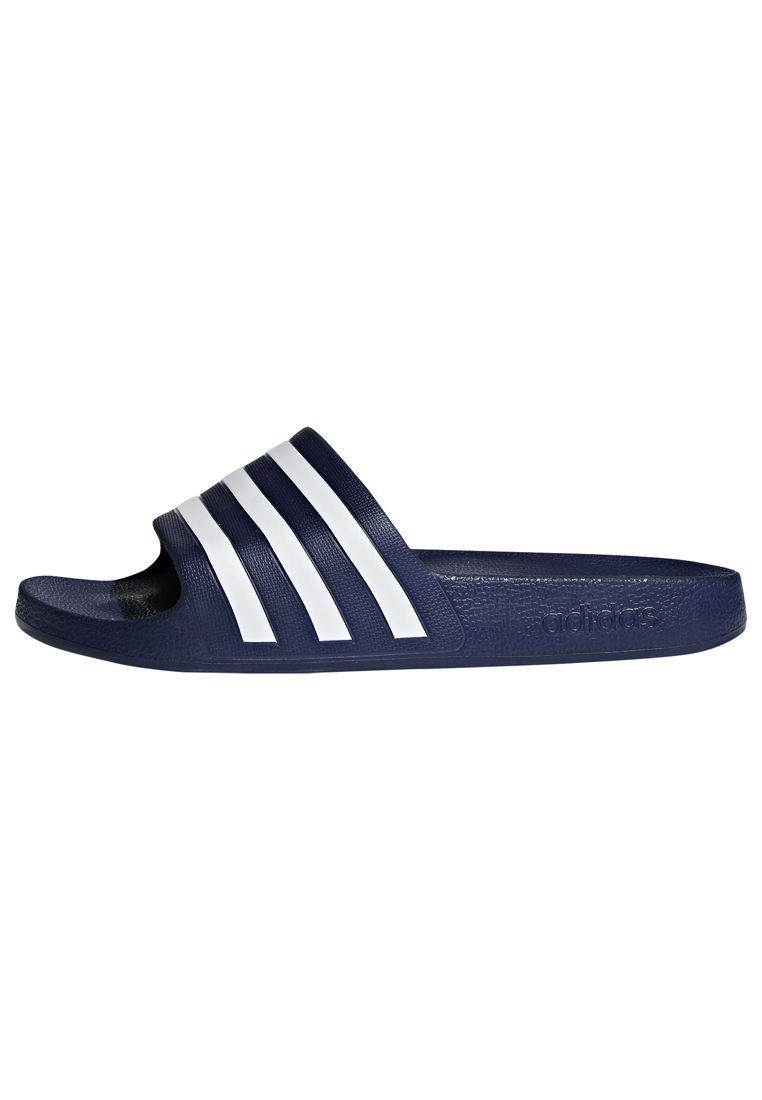 Adidas Herren Aqua Adilette Badelatschen blau-weiß 48 1/2