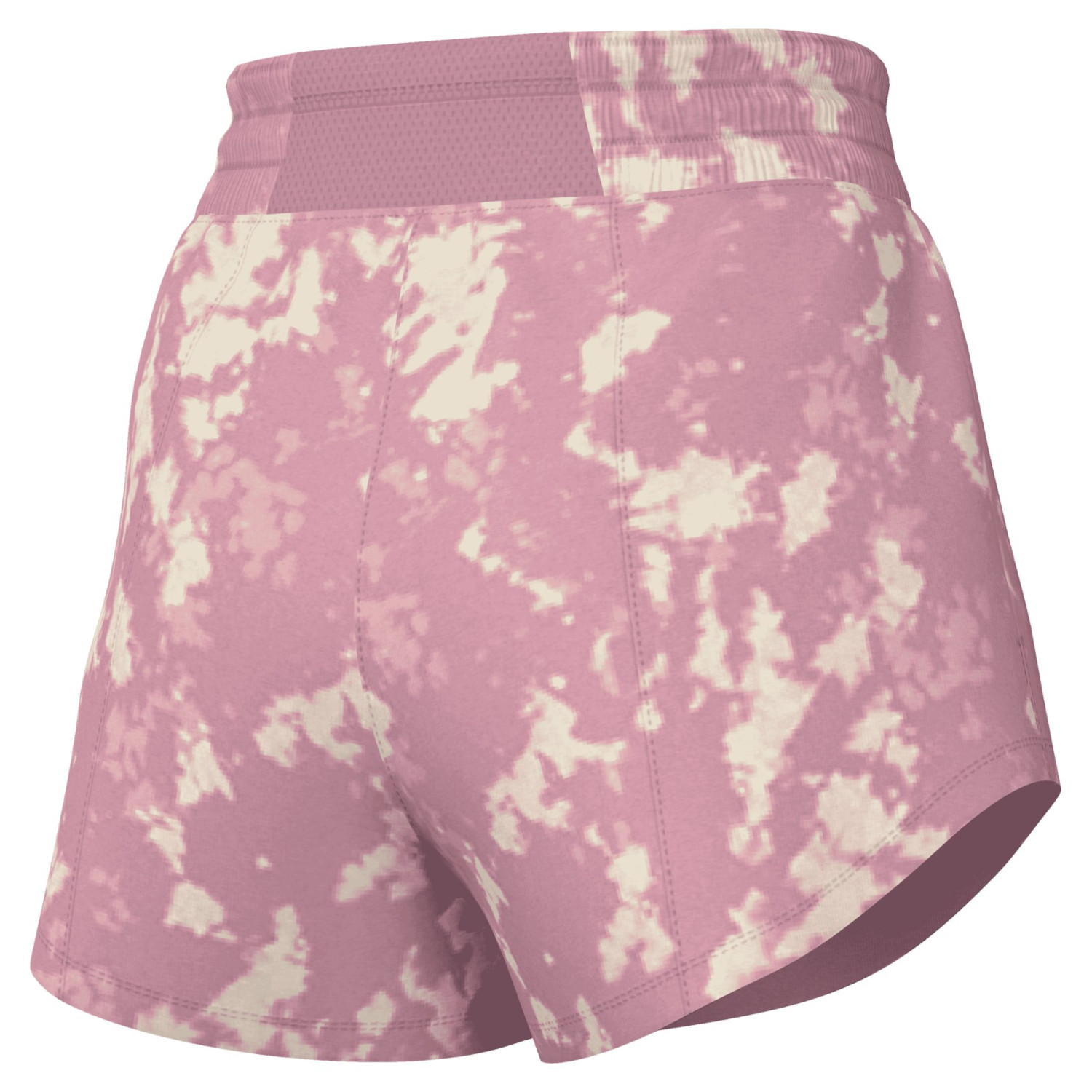 Nike Damen One Dri-Fit MID-R Laufshort/Trainingsshort pink-weiß