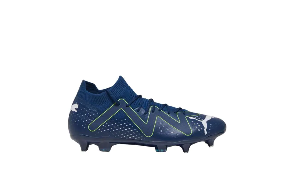 Puma Herren Future Match MxSG Fußballschuh dunkelblau-grün-weiß 42.5
