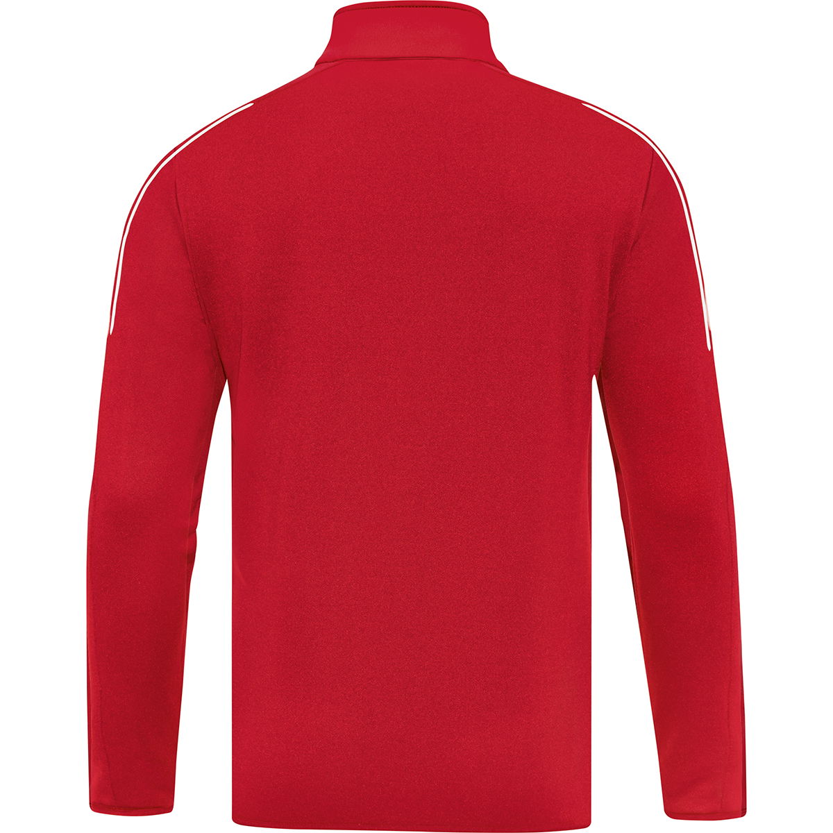 Jako Herren Classico Zip Top Trainings Zip Top rot, weiß