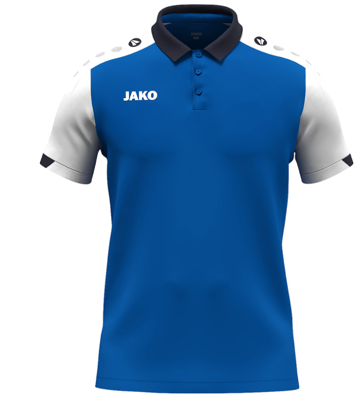 Jako Herren Dynamic Poloshirt blau weiß