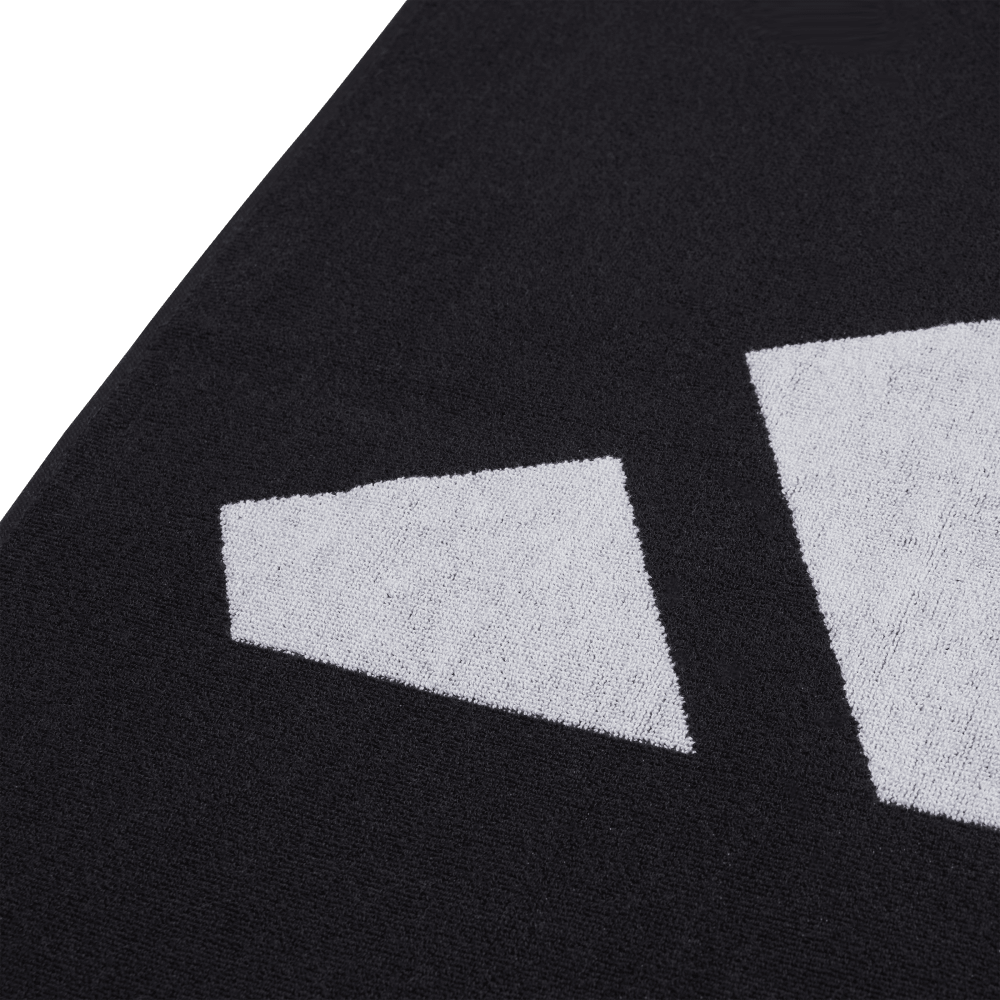 Adidas 3Bar Handtuch Large schwarz weiß