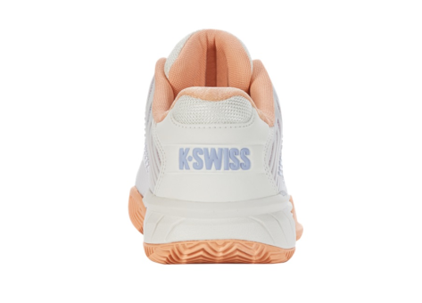 K-Swiss Damen Hypercourt Express 2 HB Tennisschuh weiß-coral-hellblau