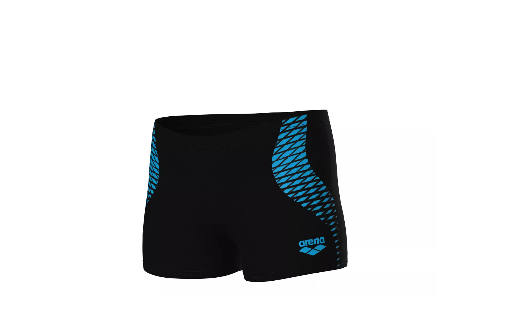 Arena Kinder Openings Badehose Badeshort schwarz- türkis 164