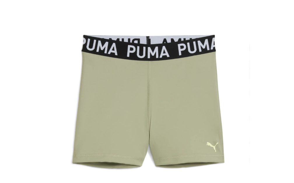 Puma Damen Strong Short Tight Trainingsleggings olivegrün L