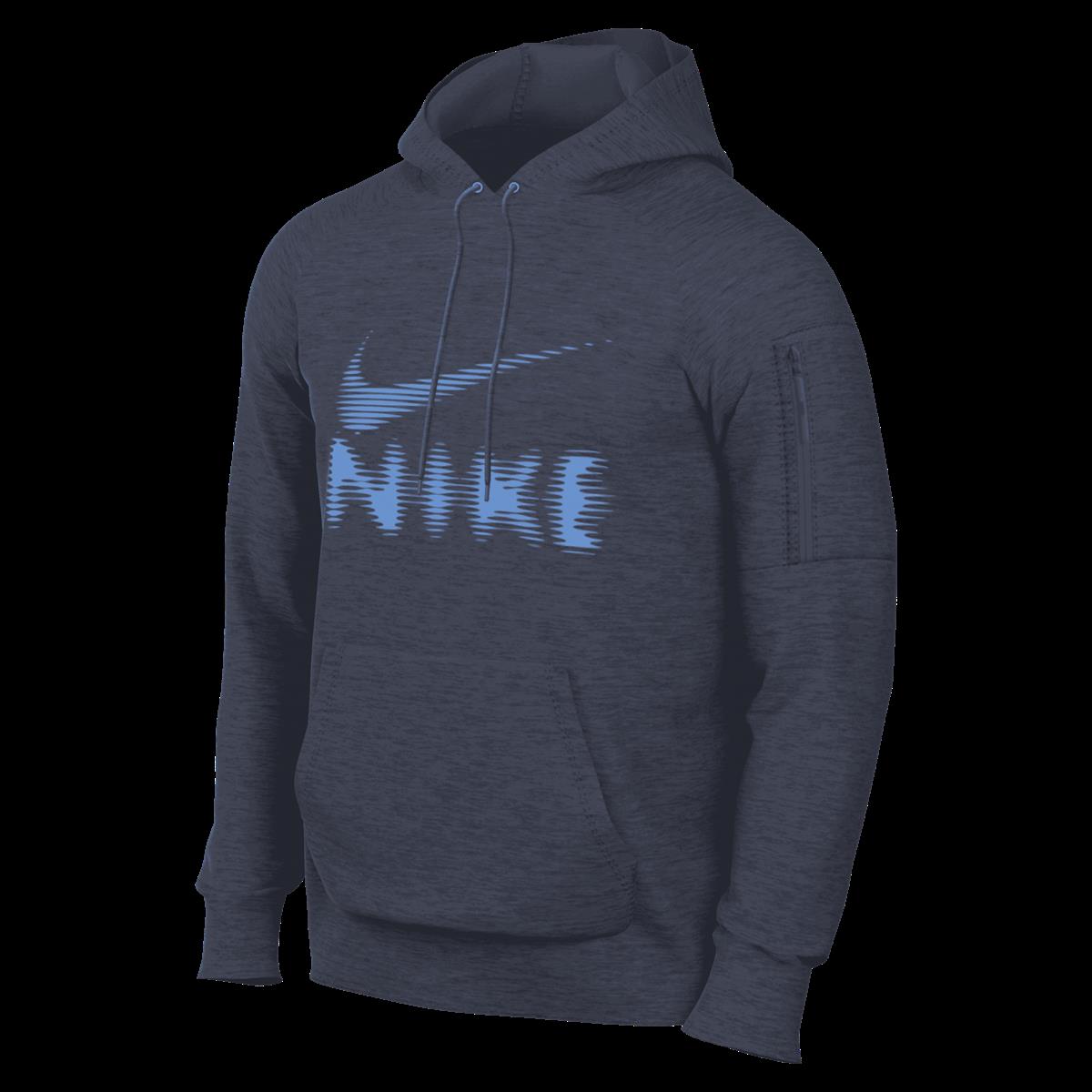Nike Herren Therma- Fit Pullover Trainingshoodie blau